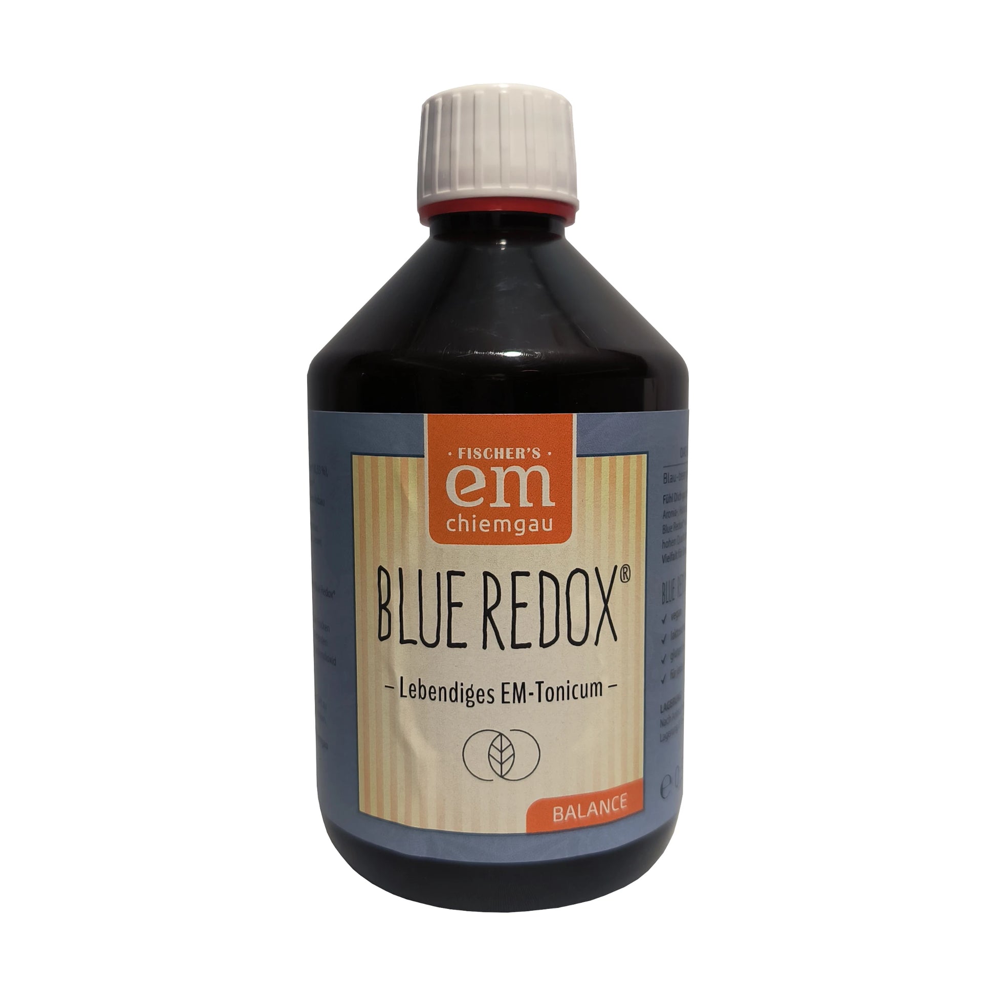 Blue Redox ein Fermentgetränk mit Aroniabeeren und Molke. Verwendung bei Magen-Darm-Befindlichkeiten
